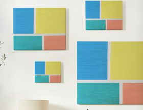 toile enfant peinture et masking tape