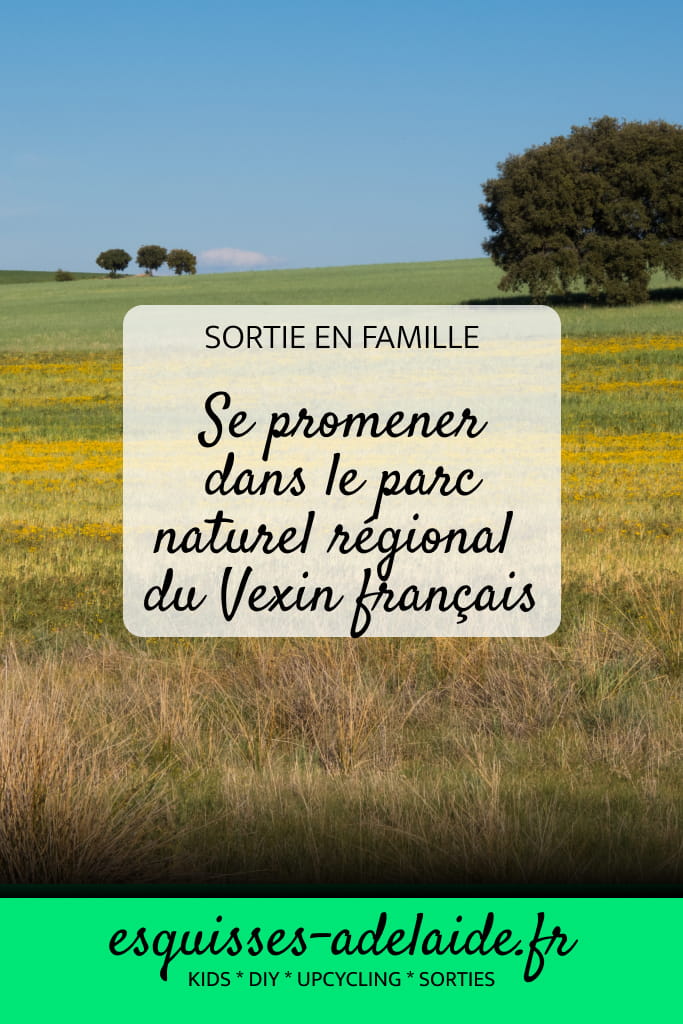 sortie en famille, promenade dans le vexin français
