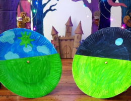 DIY enfant roue jour nuit - bricolage