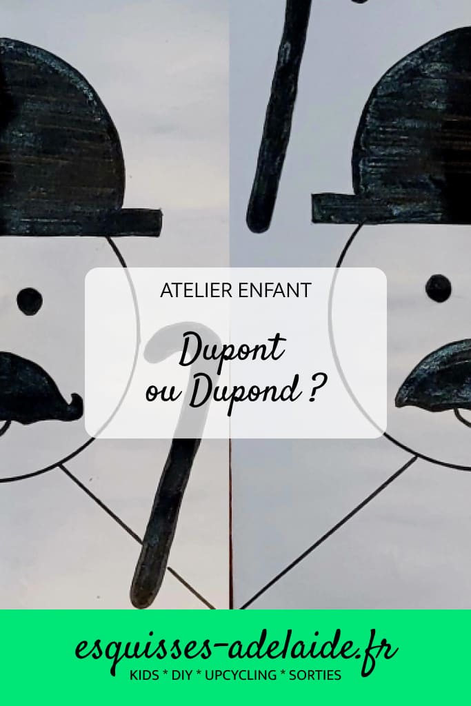 Atelier dessin jeu dupond dupont